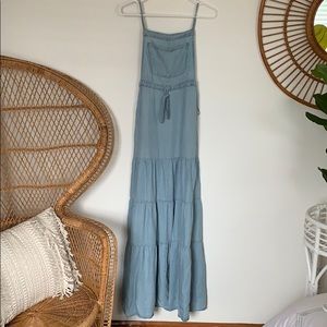 Denim maxi dress